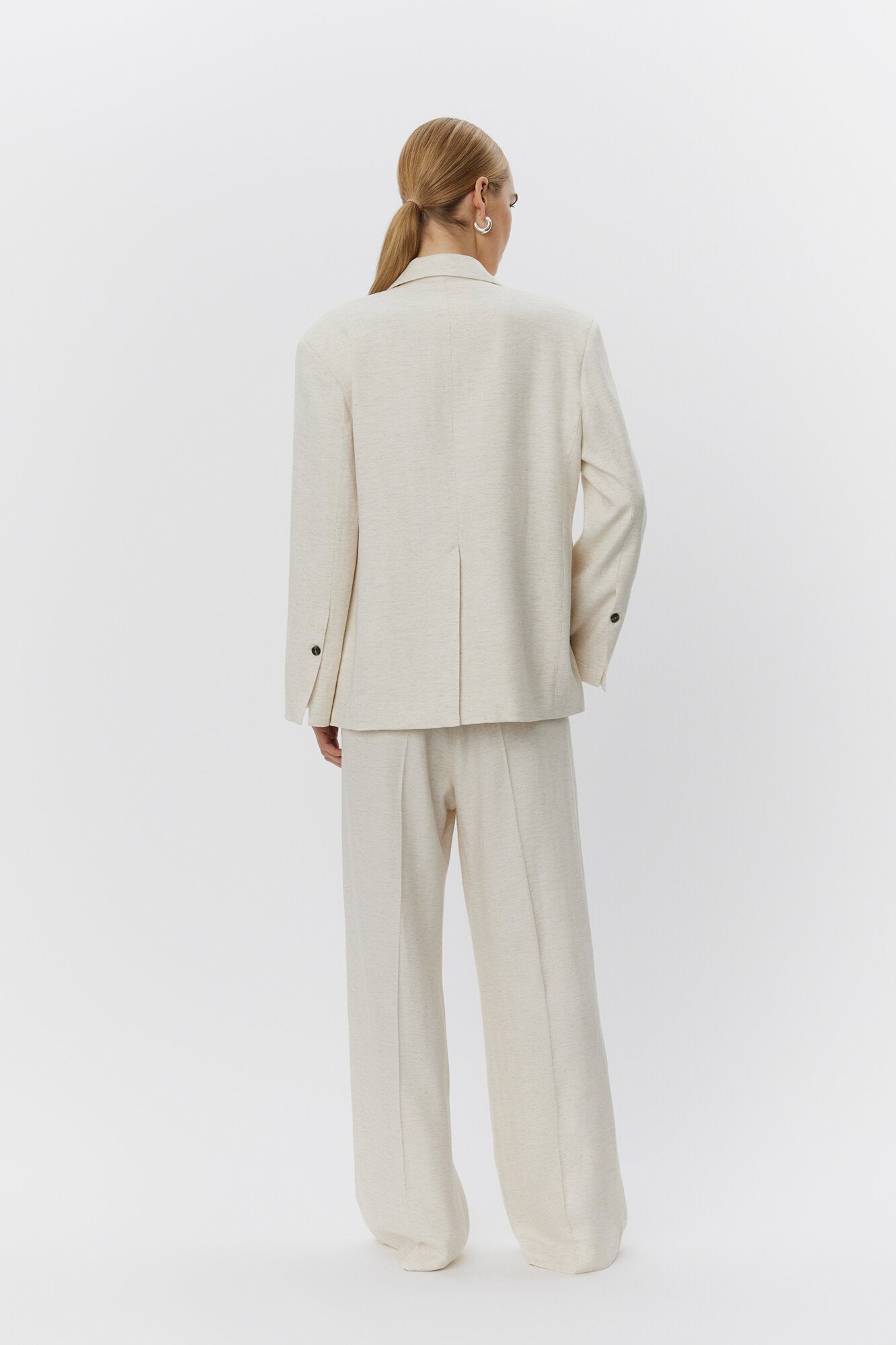 Morse Summer Tweed blazer - Pistacho Shell